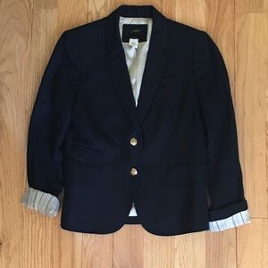 Classic Navy JCrew Schoolboy Blazer